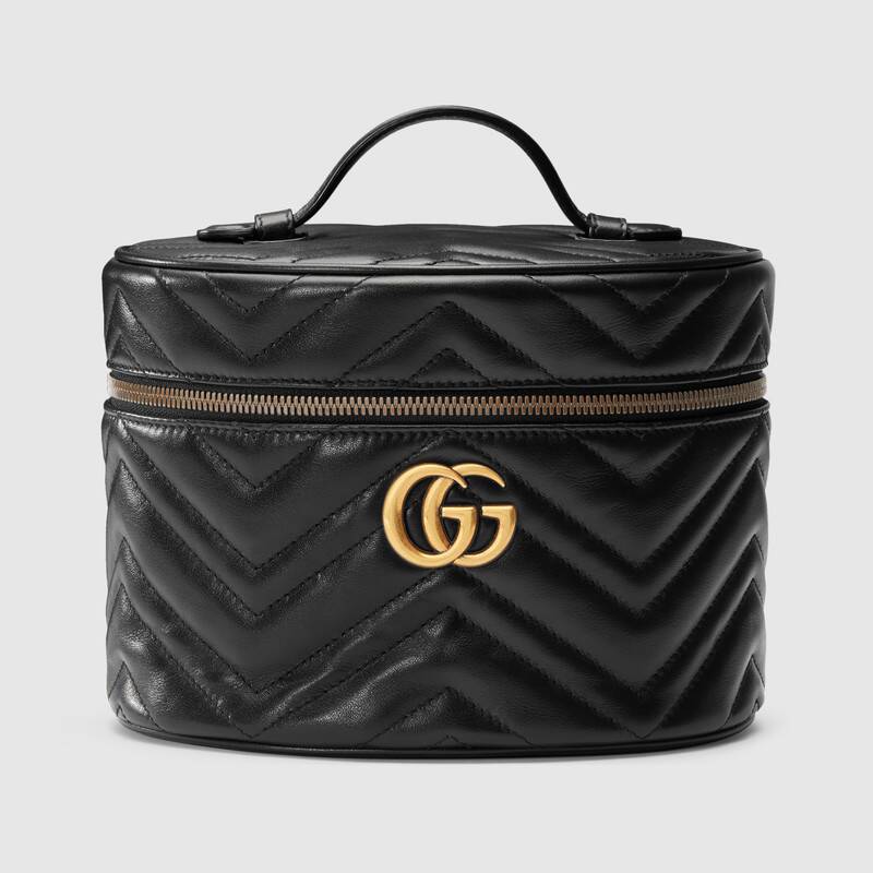 Gucci GG Marmont Series Small Cosmetic Bag 611004 Black